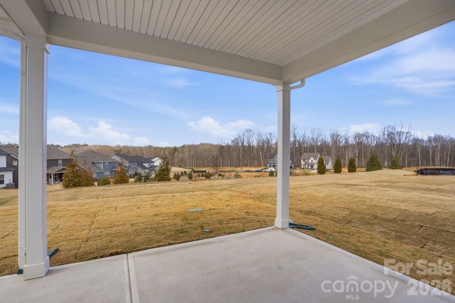 Exterior details and patio area of a home in Forest Creek, Waxhaw (Image 4).