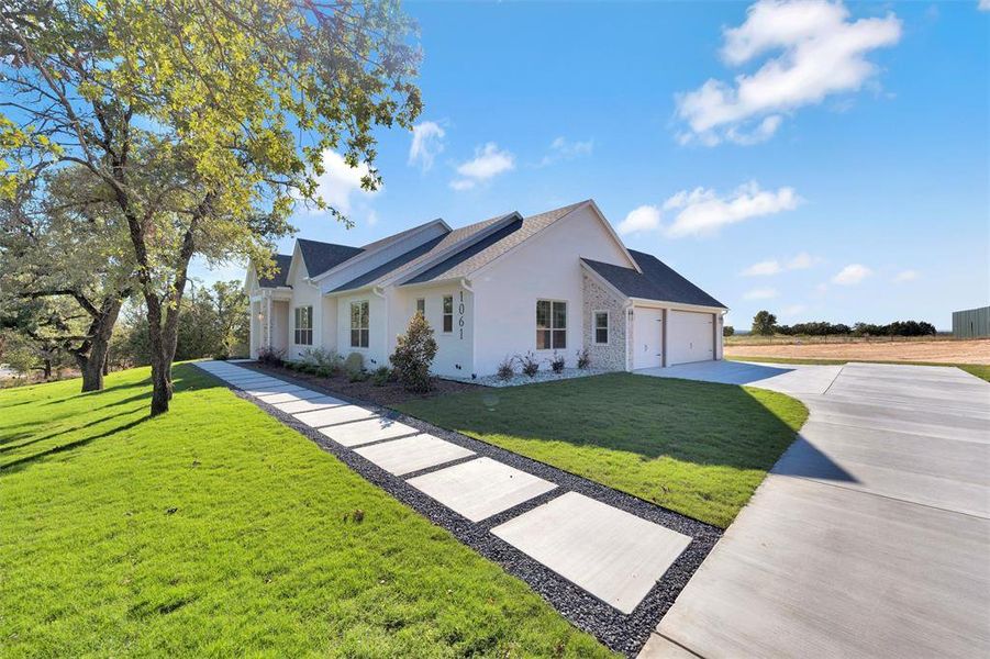 Exterior details and patio area of a home in , Azle (Image 27). Exterior details and patio area of a home in , Azle (Image 27).