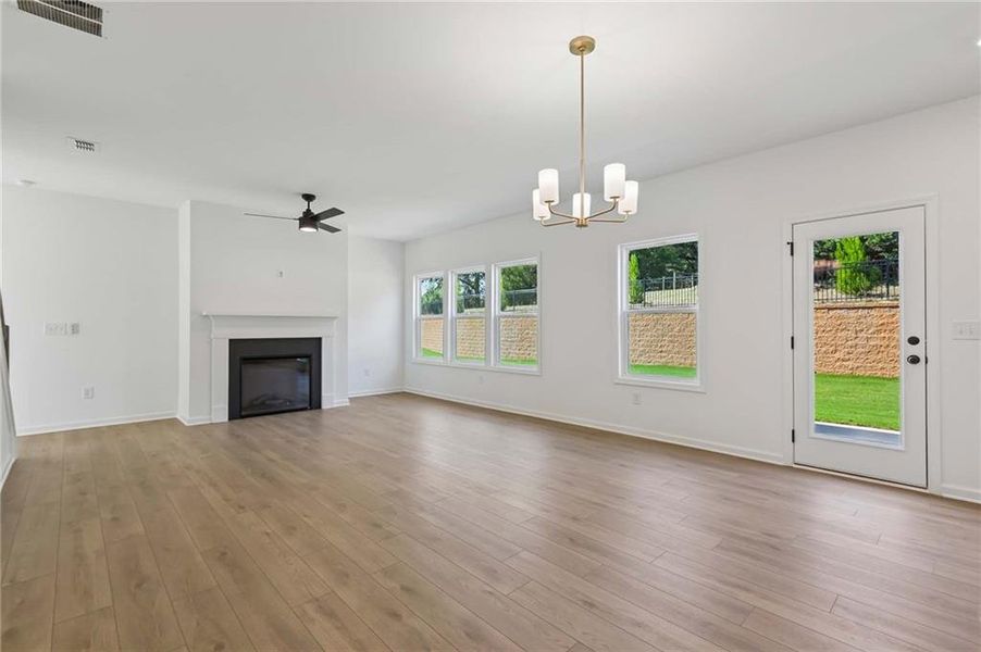 Spacious, unfurnished interior of a new home in Langston Reserve, Cartersville (Image 32).