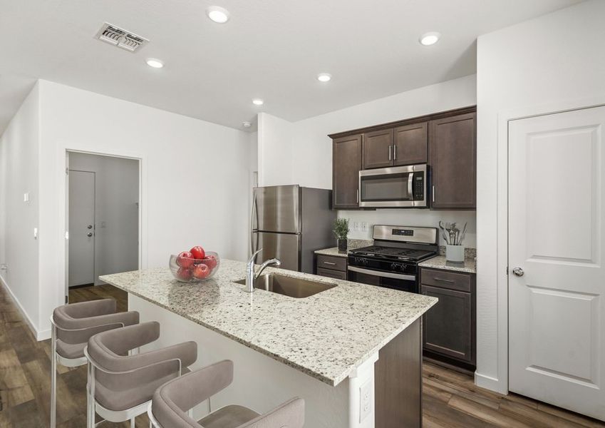 Your brand-new chef ready kitchen awaits.