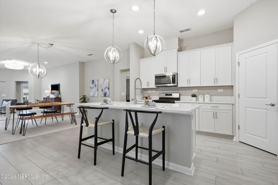 Furnished interior view inside a new home in , St. Augustine (Image 12).