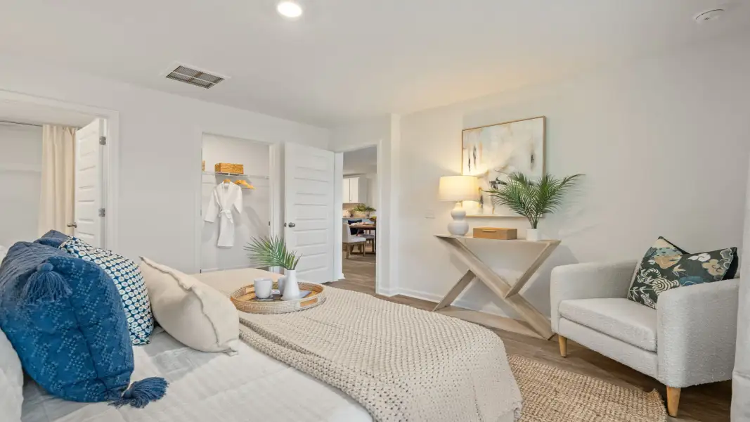 Furnished interior view inside a new home in McKenzie Gardens, Brunswick (Image 12).
