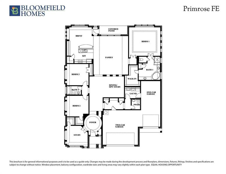 2D floor plan layout of this home in Terracina, Rockwall, TX (Image 2).