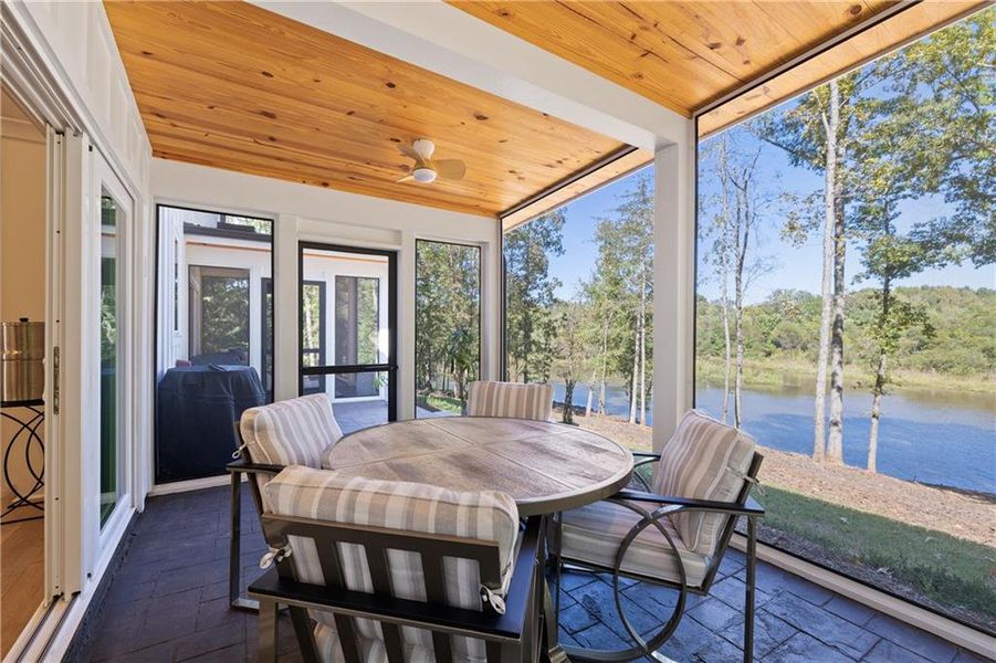 Exterior details and patio area of a home in , Eatonton (Image 37).