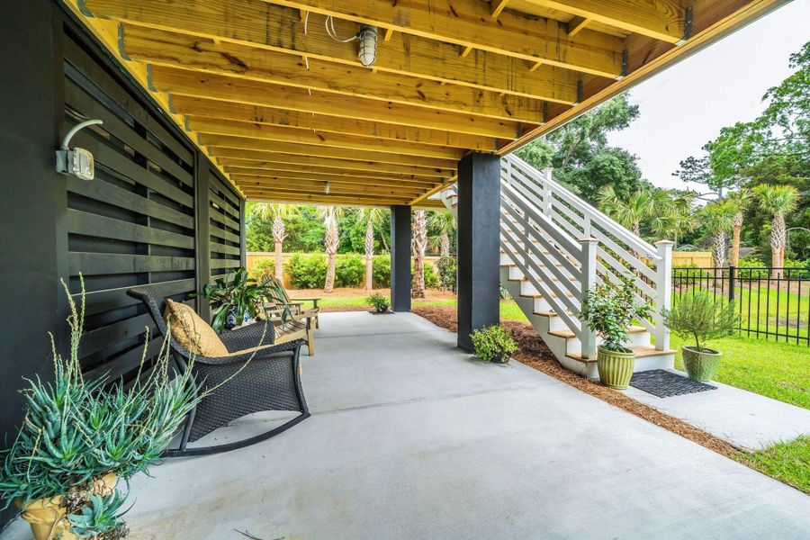 Exterior details and patio area of a home in , Mount Pleasant (Image 35).