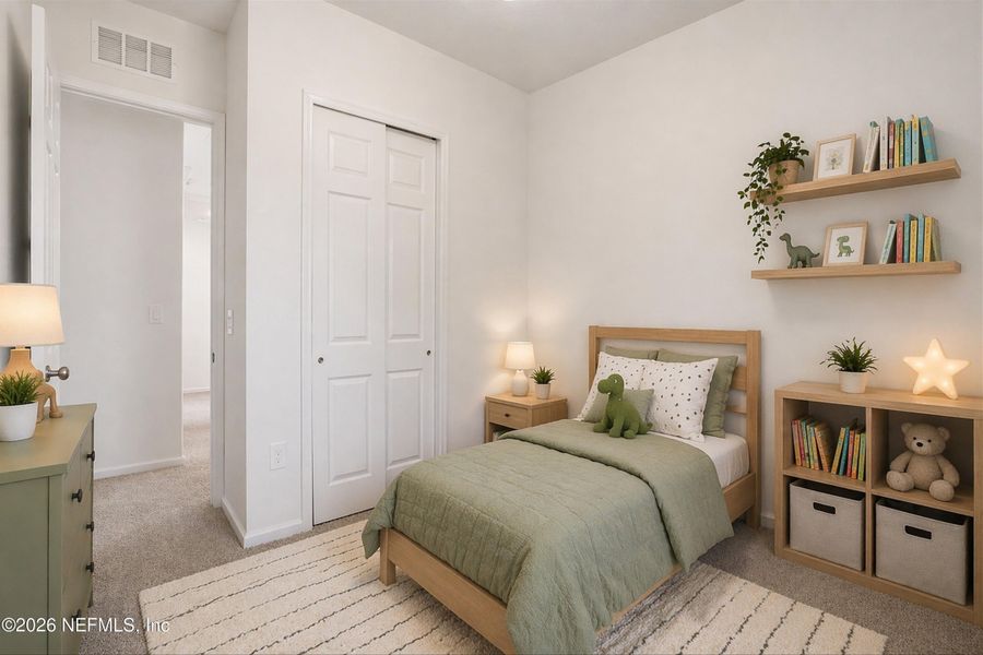 Furnished interior view inside a new home in , Jacksonville (Image 15).
