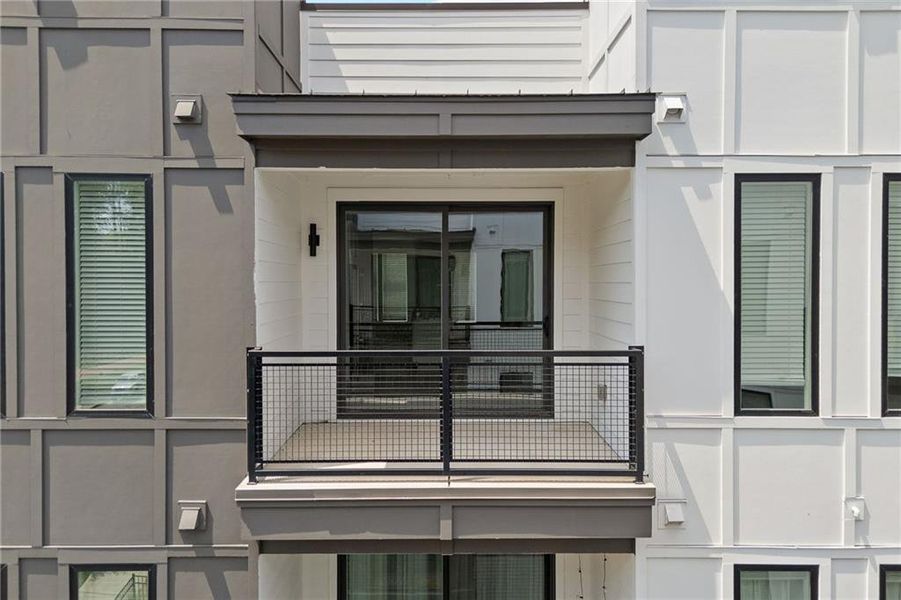 Exterior details and patio area of a home in , Atlanta (Image 31). Exterior details and patio area of a home in , Atlanta (Image 31).