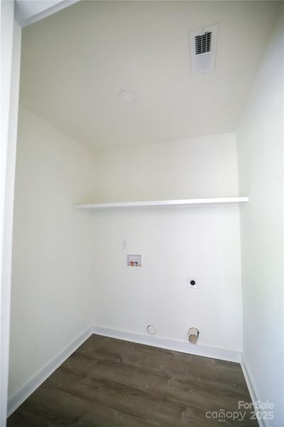 Laundry w/ shelving Laundry w/ shelving