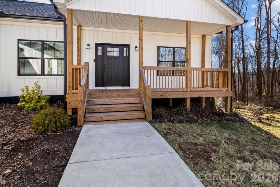 Exterior details and patio area of a home in , Statesville (Image 3).