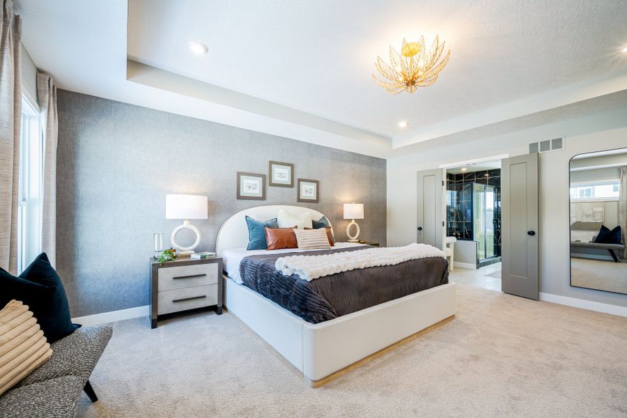 Representative furnished interior of a home built from the Wyatt by Fischer Homes in Twin Lakes, Hoschton (Image 22).