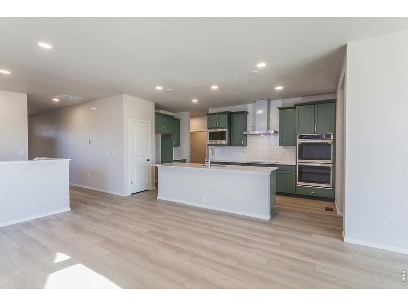 Furnished interior view inside a new home in Prairie Song Story Collection - Single Family Homes, Windsor (Image 6).