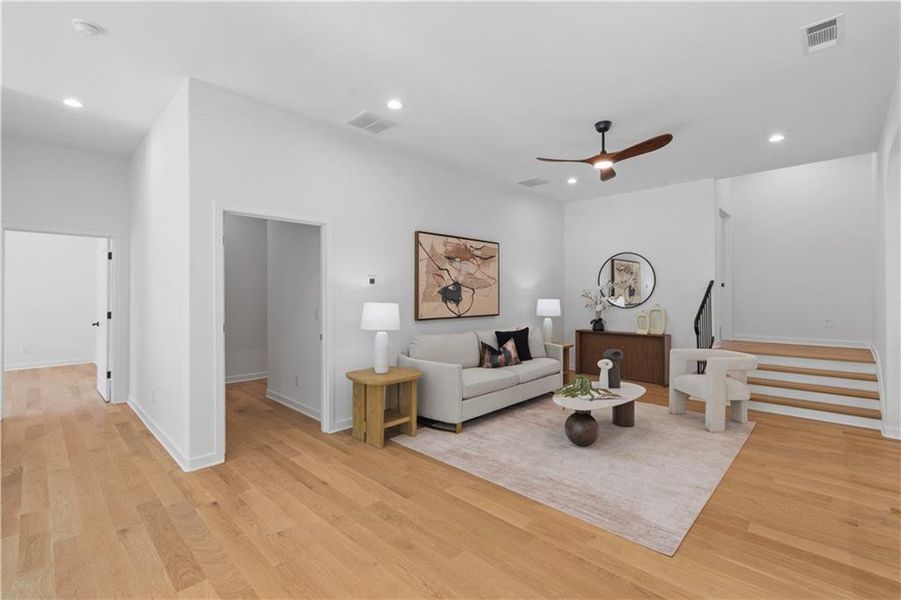 Furnished interior view inside a new home in , Alpharetta (Image 13).