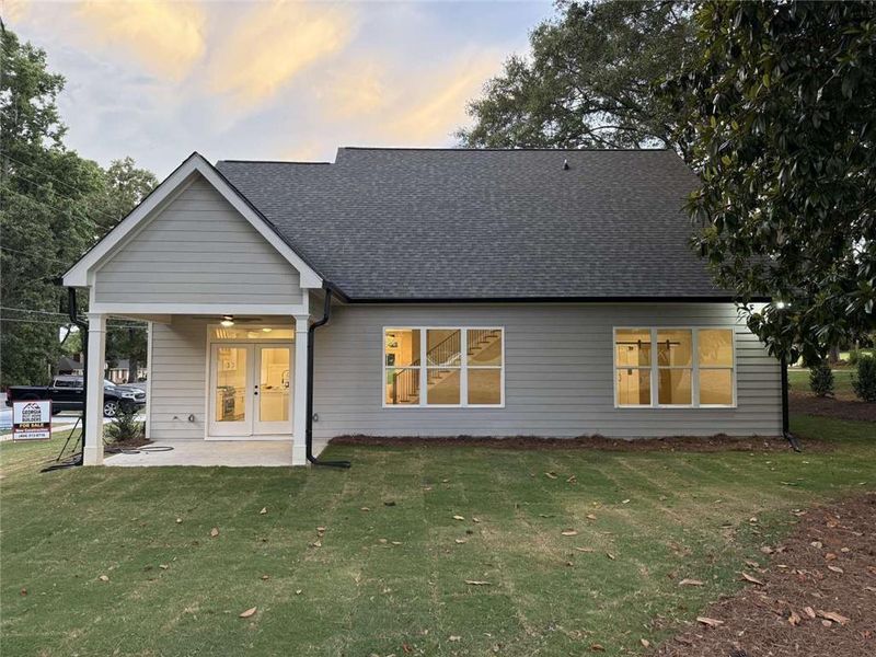 Exterior details and patio area of a home in , Cumming (Image 3). Exterior details and patio area of a home in , Cumming (Image 3).