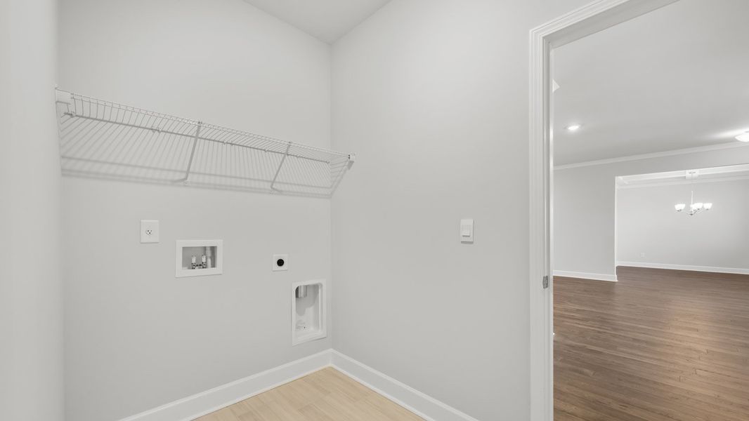 Representative unfurnished interior of a home built from the Marlene by D.R. Horton in Evergreen Crossing, Locust Grove (Image 23).