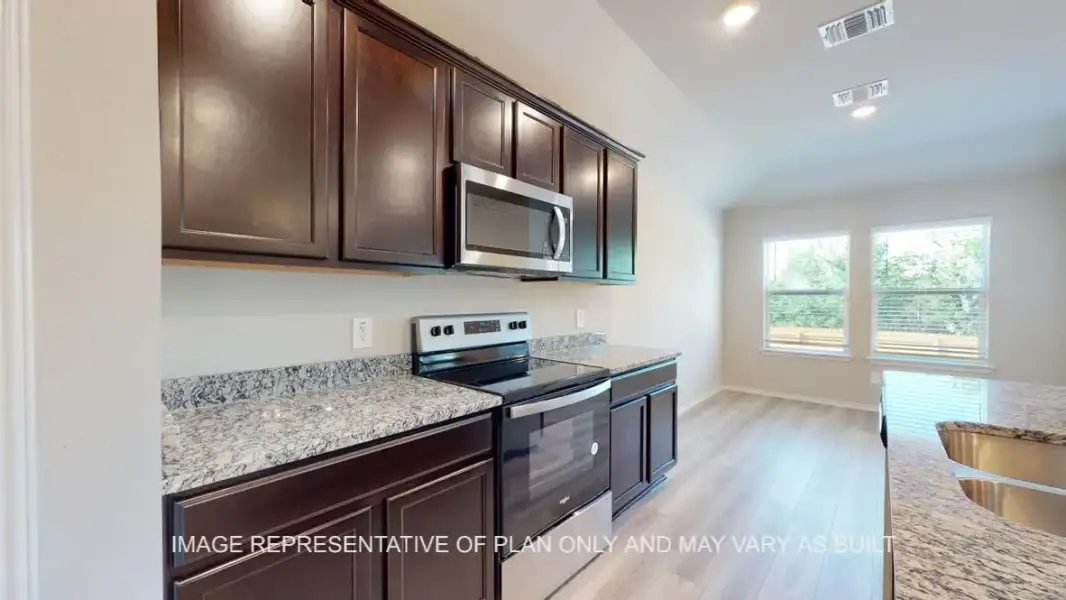 Furnished interior view inside a new home in Rancho San Gabriel, Georgetown (Image 3).