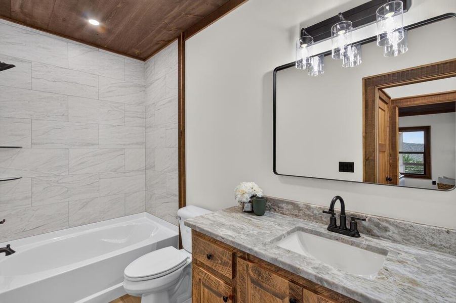 Furnished interior view inside a new home in , Blue Ridge (Image 48).