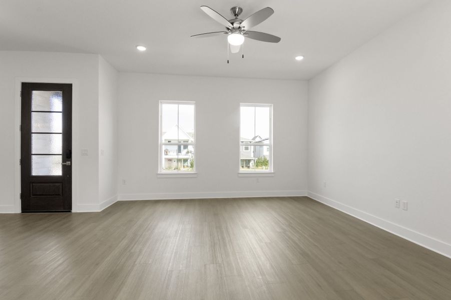 Spacious, unfurnished interior of a new home in Easton Park, Austin (Image 22).