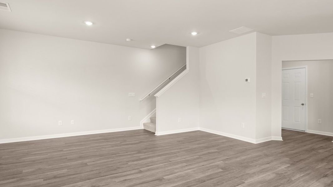Representative unfurnished interior of a home built from the Ashmore by D.R. Horton in Brookland Commons, Monroe (Image 17).