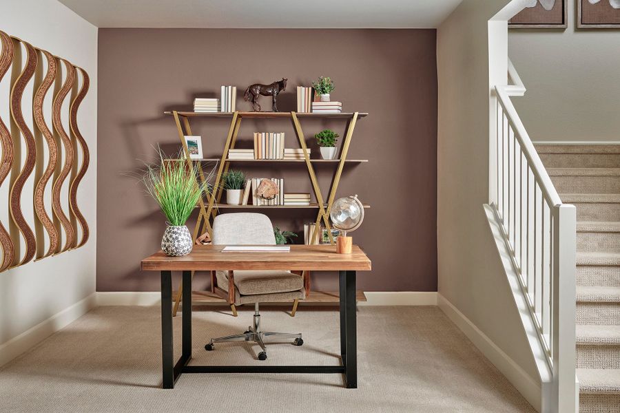 Furnished interior view inside a new home in Sugar Mill Village, Longmont (Image 25).