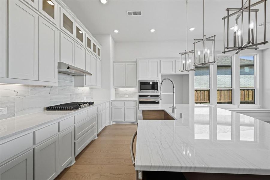 Furnished interior view inside a new home in Trinity Falls, McKinney (Image 7).