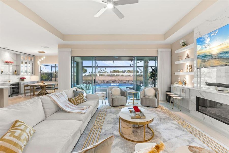 Furnished interior view inside a new home in , Lakewood Ranch (Image 5).