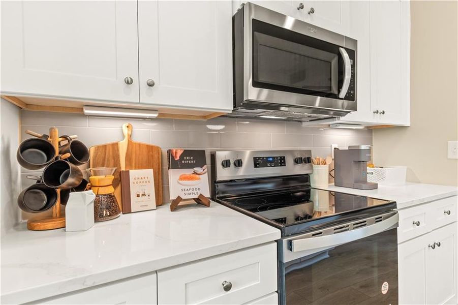 Furnished interior view inside a new home in Enclave at Evergreen, Fairburn (Image 4).