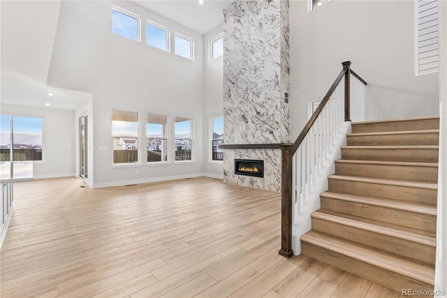 Spacious, unfurnished interior of a new home in Stargaze at Solstice, Littleton (Image 24).