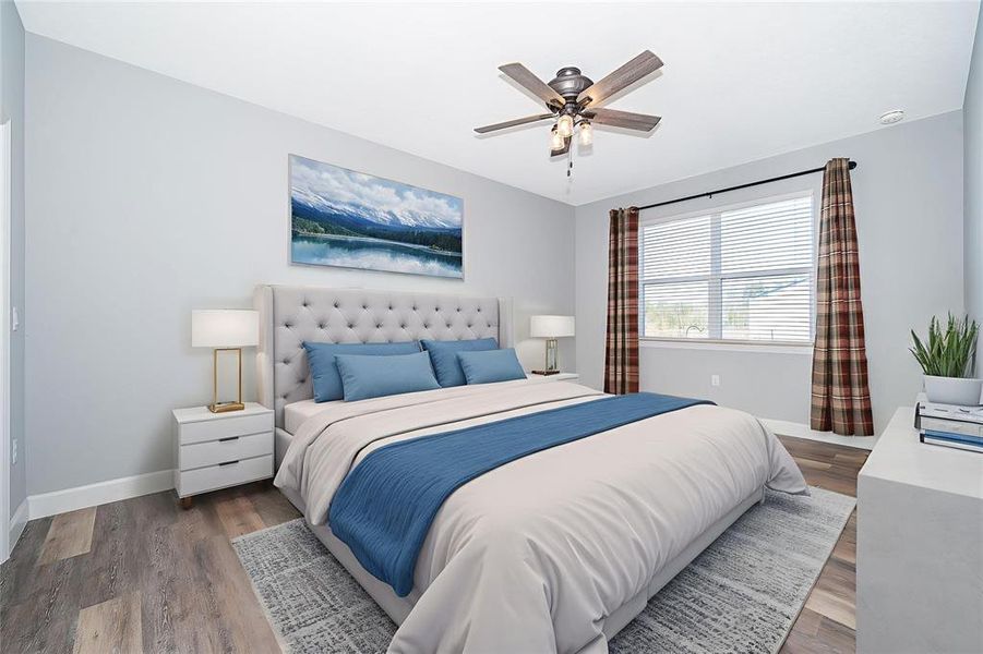 Furnished interior view inside a new home in , Osteen (Image 7).