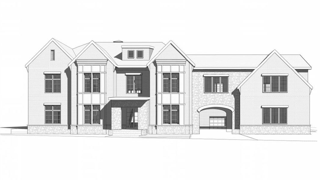 Front exterior of a new home in , Alpharetta, GA, highlighting curb appeal (Image 25).
