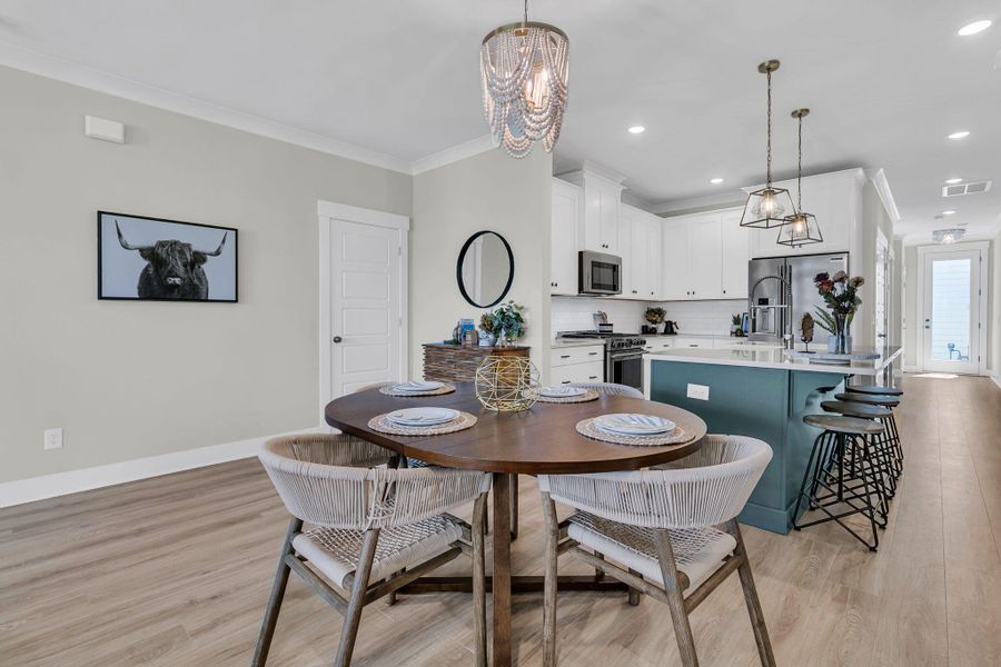 Furnished interior view inside a new home in , Summerville (Image 12).