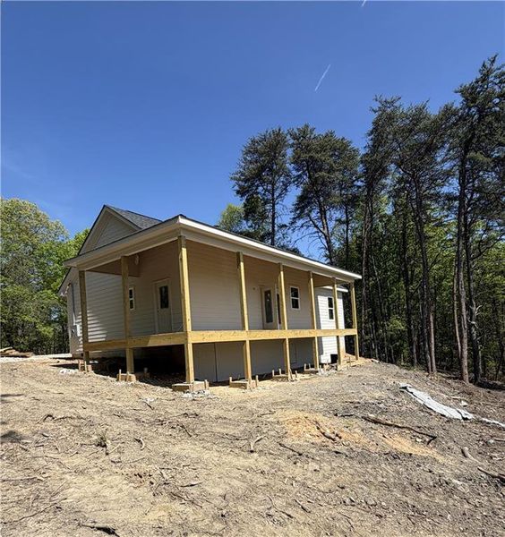 In-progress construction of a new home in , Ranger, GA (Image 4).