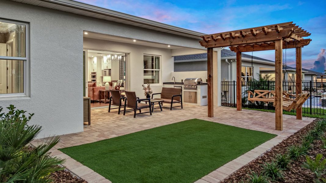 Lanai and Backyard Lanai and Backyard