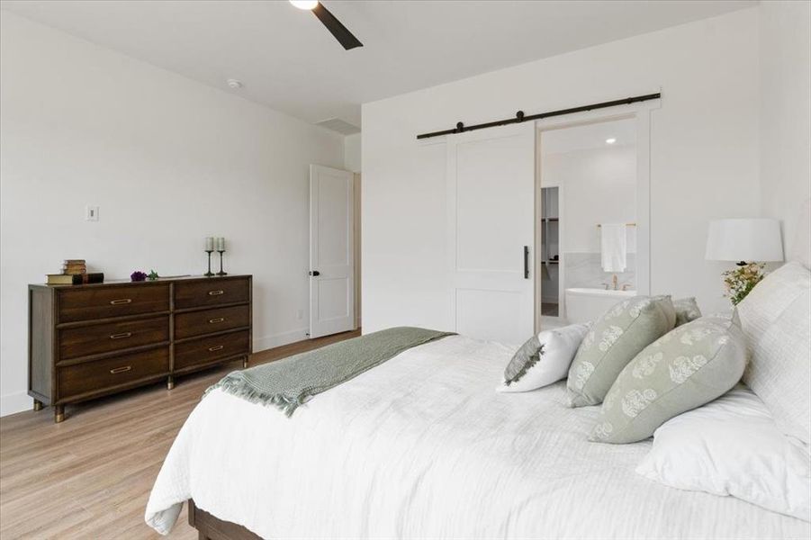 Furnished interior view inside a new home in , Justin (Image 18).