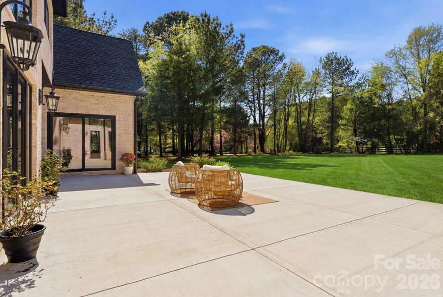 Exterior details and patio area of a home in , Mooresville (Image 27). Exterior details and patio area of a home in , Mooresville (Image 27).