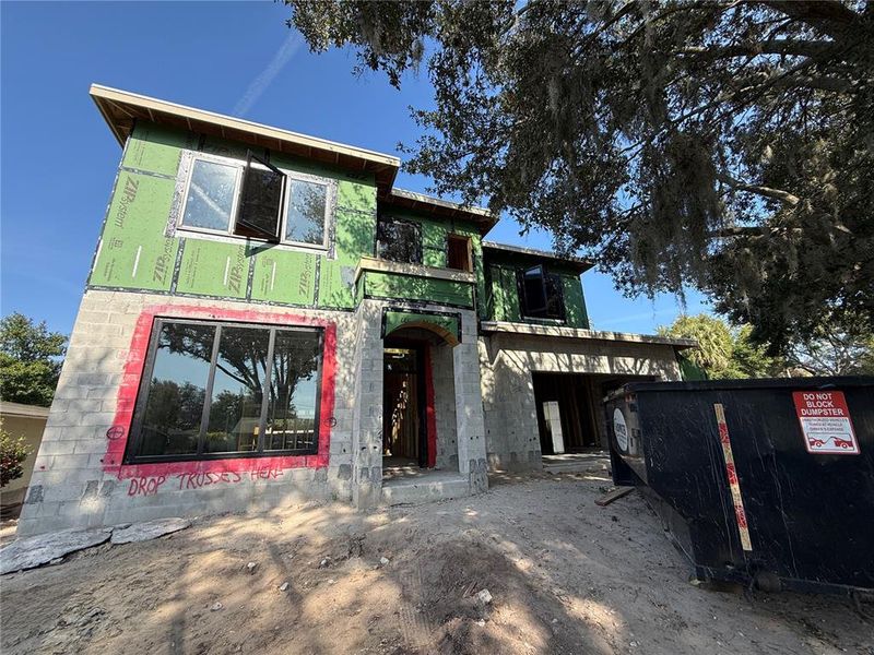 In-progress construction of a new home in , Maitland, FL (Image 12).