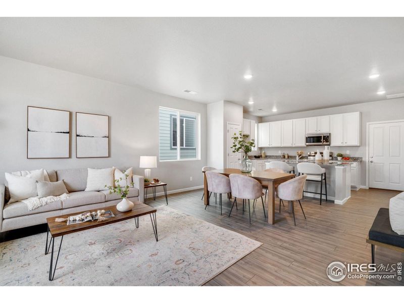 Furnished interior view inside a new home in Pintail Commons at Johnstown Village, Johnstown (Image 31).