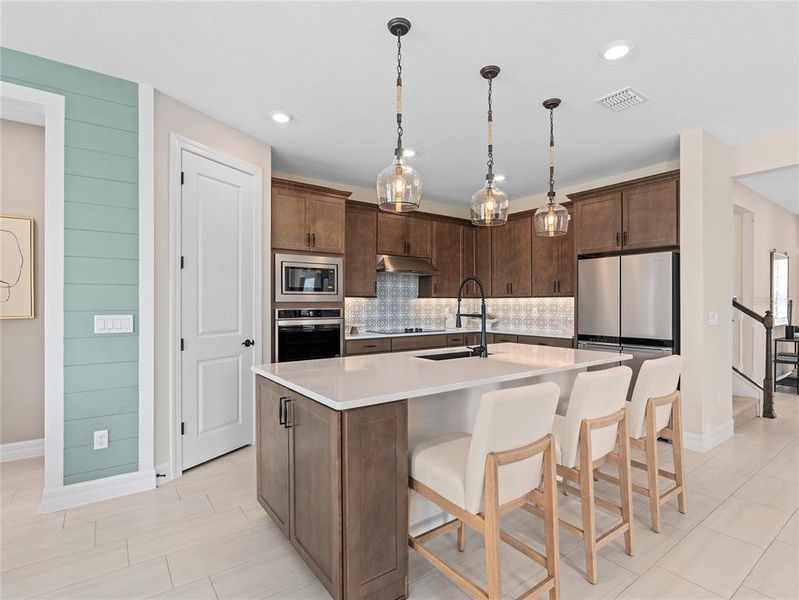 Furnished interior view inside a new home in Bridgewalk, St. Cloud (Image 5).