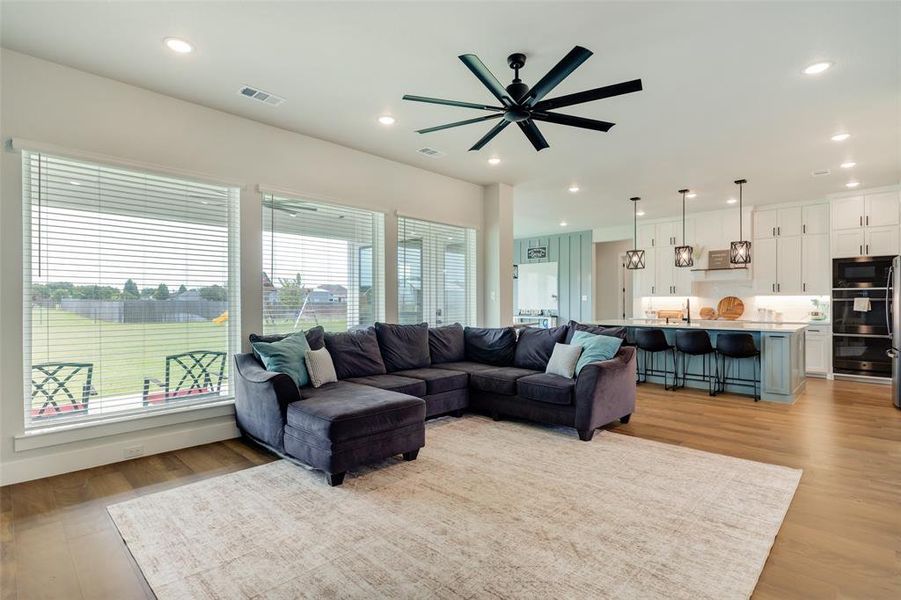 Furnished interior view inside a new home in , Van Alstyne (Image 7). Furnished interior view inside a new home in , Van Alstyne (Image 7).