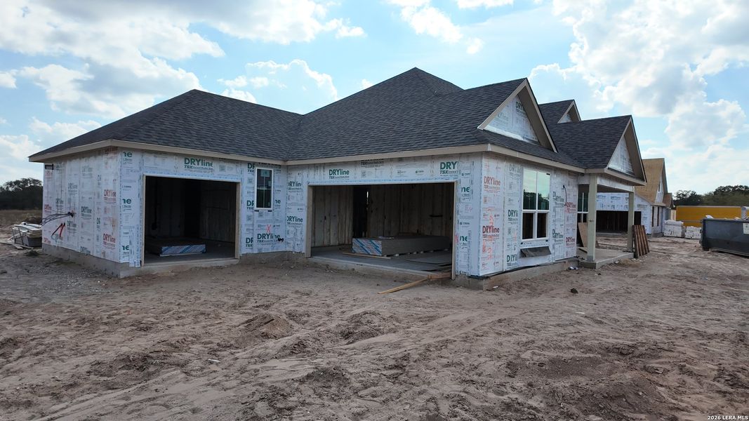 In-progress construction of a new home in Wildwood Reserve, San Antonio, TX (Image 6).