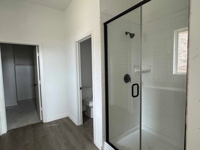 Primary Bathroom Construction Progress featuring the Oxford Collection