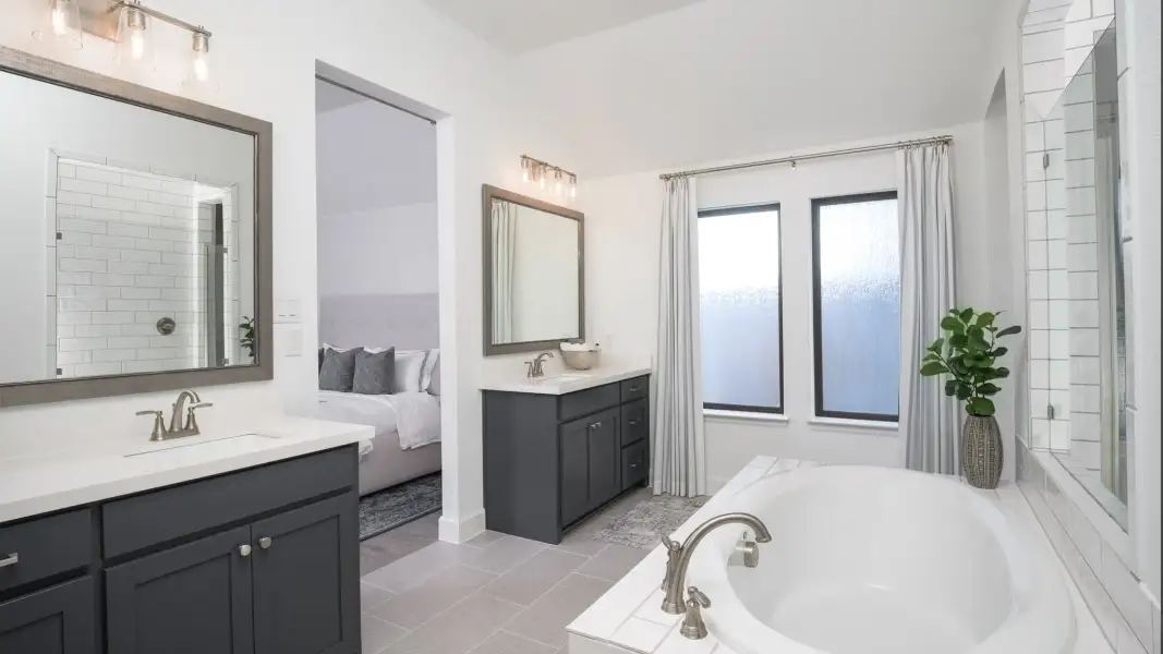 Furnished interior view inside a new home in Canyon Falls, Northlake (Image 39).