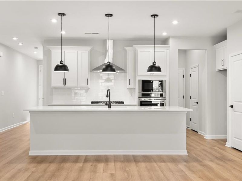 Furnished interior view inside a new home in Lake Shore, Winder (Image 5).