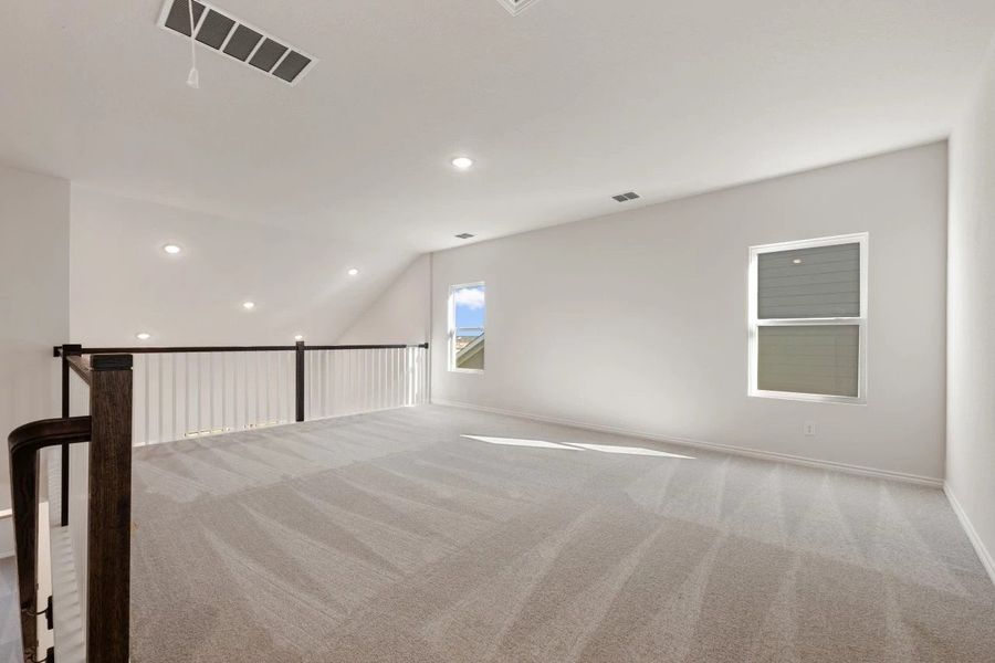 Spacious, unfurnished interior of a new home in Lariat, Liberty Hill (Image 41). Spacious, unfurnished interior of a new home in Lariat, Liberty Hill (Image 41).