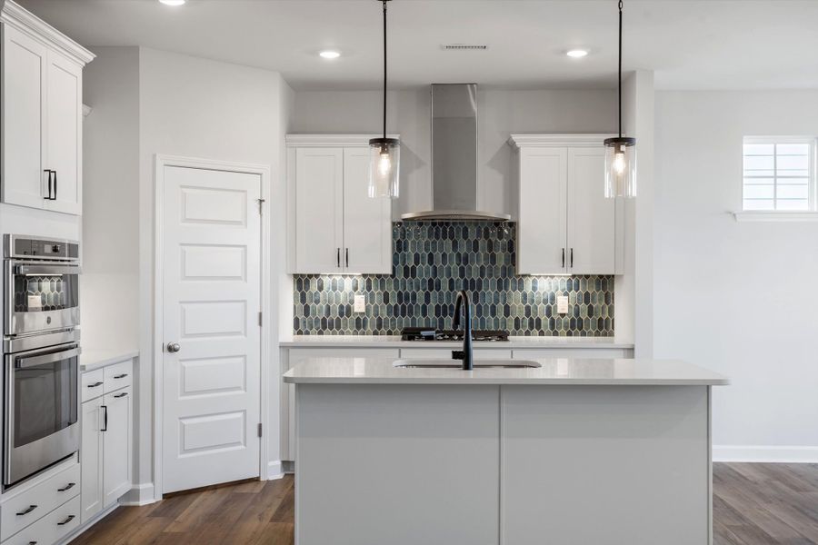 Furnished interior view inside a new home in Ovation at Sweetbrier, Durham (Image 7).