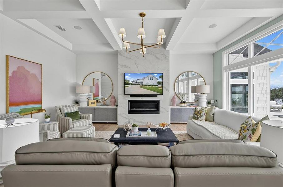 Furnished interior view inside a new home in , St. Augustine (Image 48).