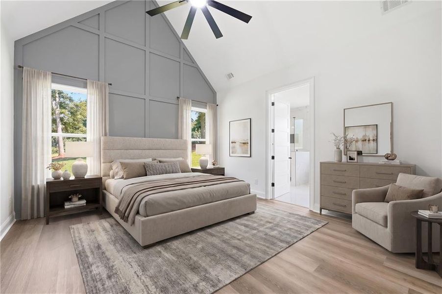 Furnished interior view inside a new home in , Commerce (Image 11). Furnished interior view inside a new home in , Commerce (Image 11).