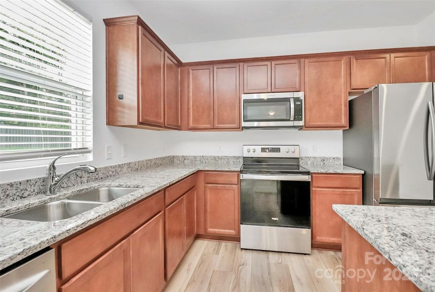 Furnished interior view inside a new home in Sunbriar, Charlotte (Image 3).