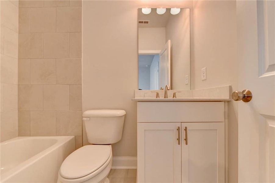 Furnished interior view inside a new home in , Buford (Image 11).