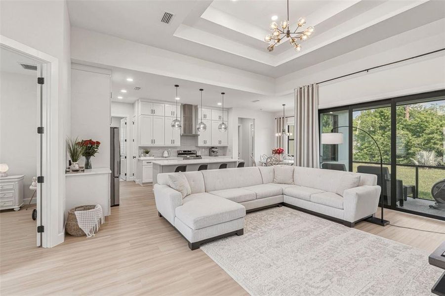 Furnished interior view inside a new home in , North Port (Image 37).