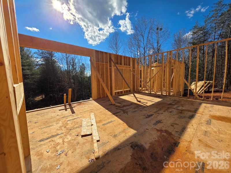 In-progress construction of a new home in , Morganton, NC (Image 2). In-progress construction of a new home in , Morganton, NC (Image 2).